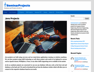 seminarprojects.org screenshot