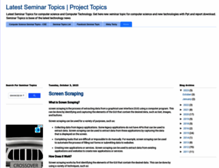 seminarprojecttopics.blogspot.in screenshot