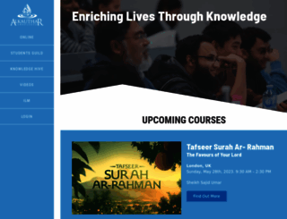 seminars.alkauthar.org screenshot