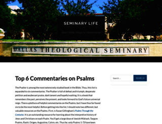 seminarylife.blog screenshot