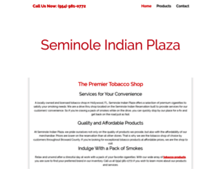 seminoleindianplaza.com screenshot