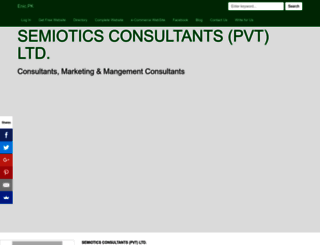 semioticsconsultantspvtltd.enic.pk screenshot
