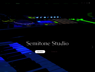 semitonestudio.in screenshot