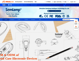 semlamp.en.alibaba.com screenshot