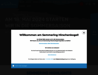 semmering.com screenshot