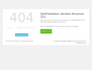 sen-prestation.com screenshot