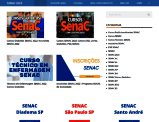 senac2021.net screenshot