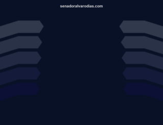 senadoralvarodias.com screenshot