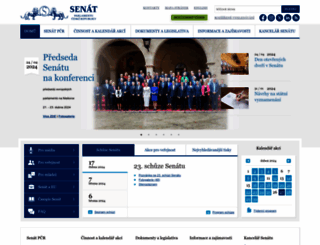senat.cz screenshot