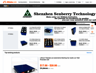 senberry.en.alibaba.com screenshot