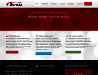 sencia.ca screenshot