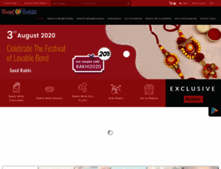 send-rakhi.com screenshot