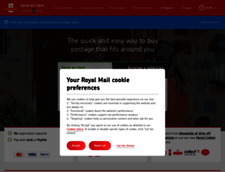 send.royalmail.com screenshot