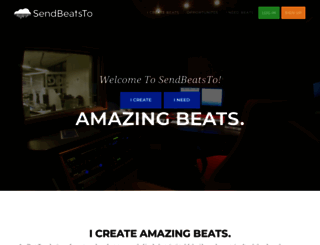 sendbeatsto.com screenshot