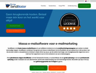 sendblaster.nl screenshot