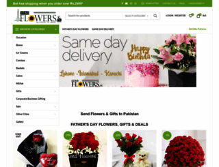sendflowers.pk screenshot
