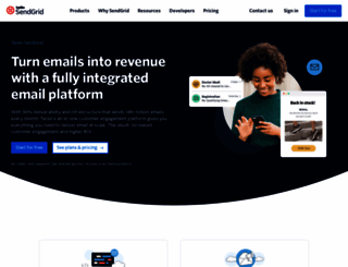 sendgrid.com screenshot