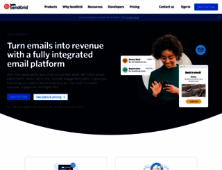 sendgrid.org screenshot