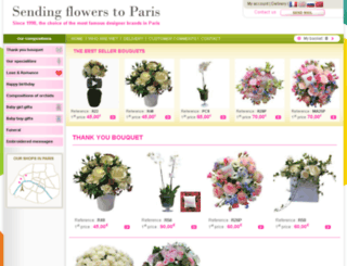 sending-flowers-to-paris.com screenshot