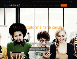 sendservice.eu screenshot
