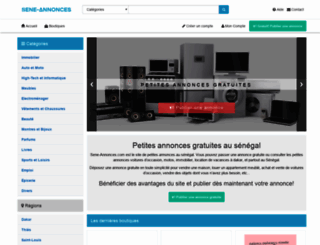sene-annonces.com screenshot