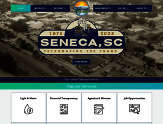 seneca.sc.us screenshot