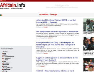 senegalais.info screenshot