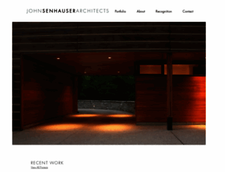 senhauserarchitects.com screenshot