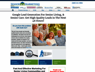 senior-marketing.com screenshot
