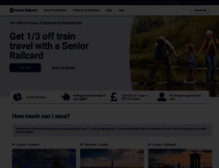 senior-railcard.co.uk screenshot