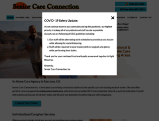 seniorcareconnection.com screenshot
