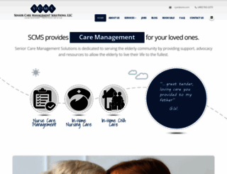 seniorcmsolutions.com screenshot