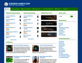 senioren-handys.com screenshot