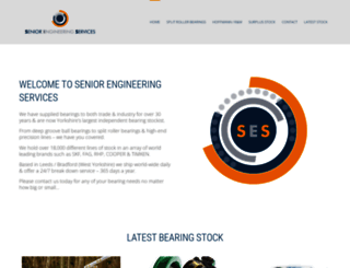 seniorengineering.co.uk screenshot