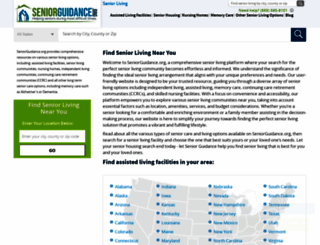 seniorguidance.org screenshot
