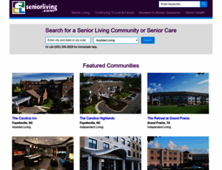 seniorliving.com screenshot