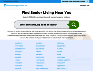 seniorlivingfacilities.net screenshot