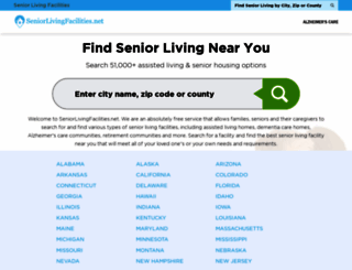 seniorlivingmap.org screenshot