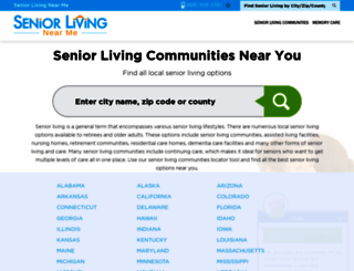 seniorlivingnearme.net screenshot
