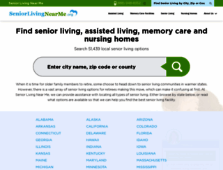 seniorlivingnearme.org screenshot