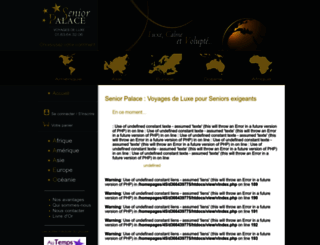 seniorpalace.fr screenshot
