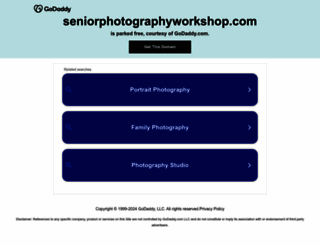 seniorphotographyworkshop.com screenshot