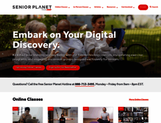 seniorplanet.org screenshot