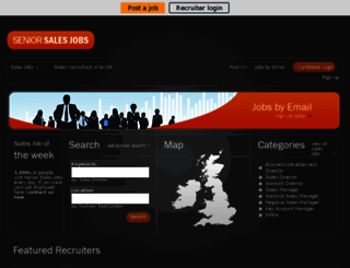 seniorsalesjobs.co.uk screenshot