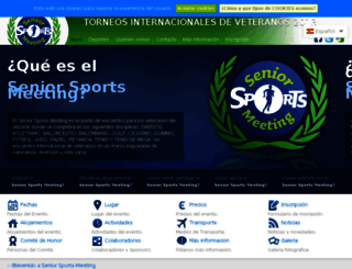 seniorsportsmeeting.es screenshot