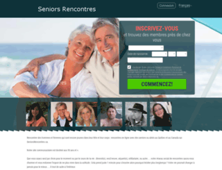 seniorsrencontres.ca screenshot