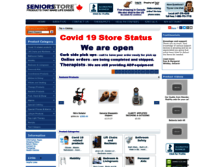 seniorsstore.ca screenshot