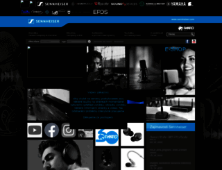 sennheiser.cz screenshot