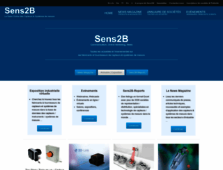 sens2b-capteurs.com screenshot