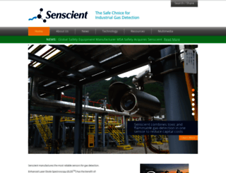 senscient.com screenshot